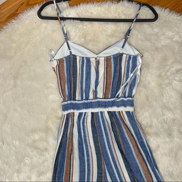 Sz Small Monteau Striped Jumpsuit w/belt detail - Picture 4 of 9